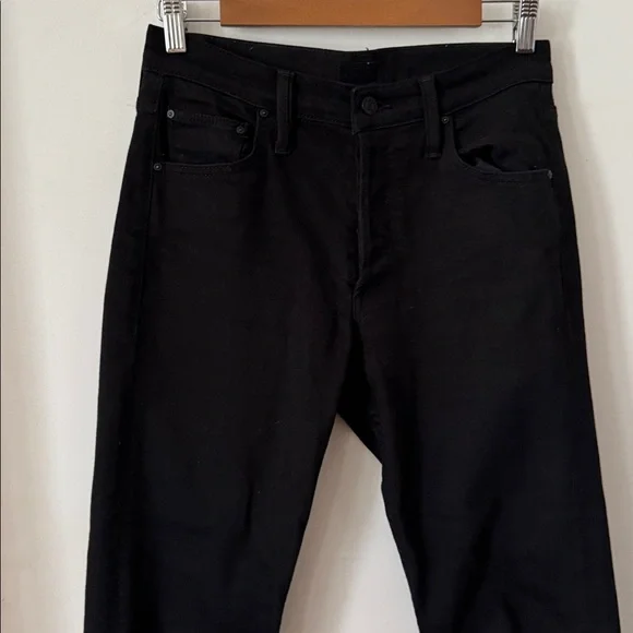 MOTHER TOMCAT ANKLE LASTING IMPRESSION Black Jeans